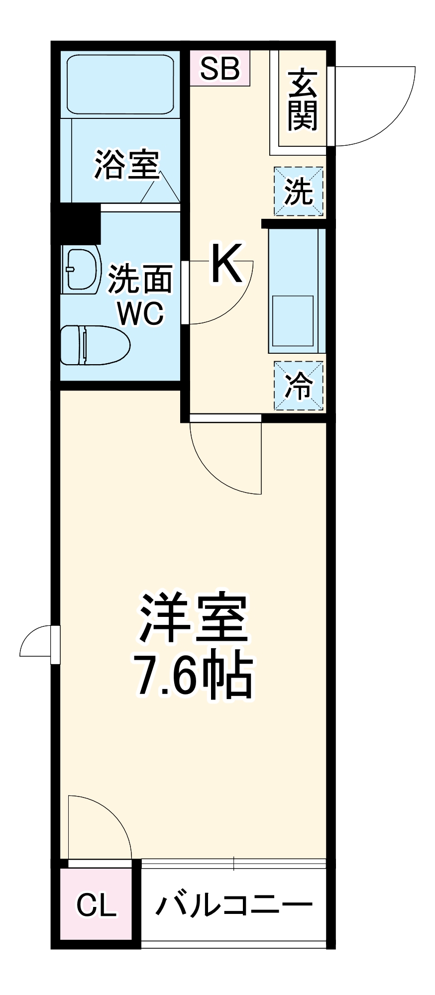 レガーロ藤崎の間取り