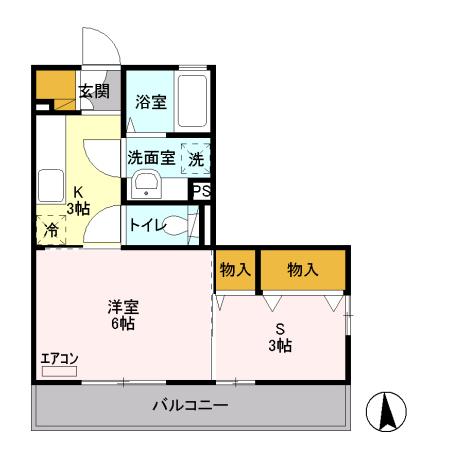クライス ヒル Ⅱの間取り