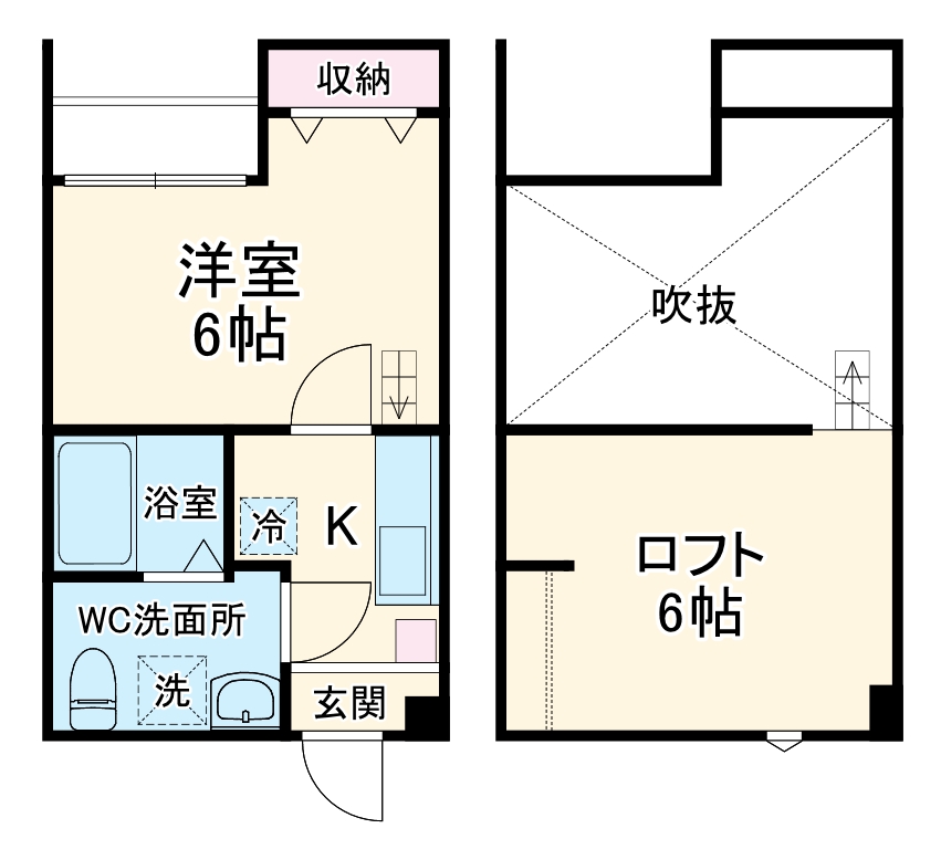 Casa Kの間取り