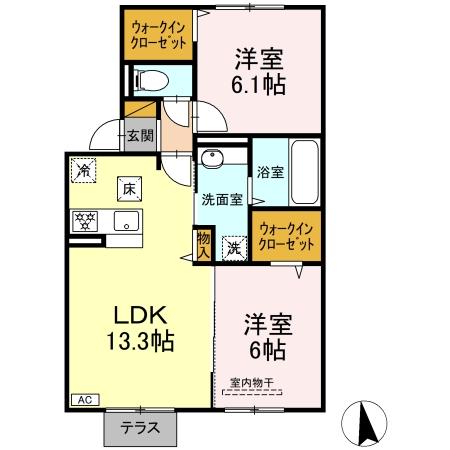 インペリアルおおたかの森の間取り