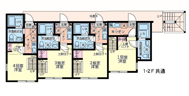 ハレコナ町田の間取り