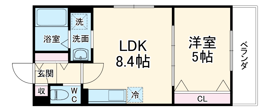 ティアラ豊川の間取り