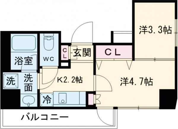 プレセダンヒルズ目黒柿の木坂の間取り