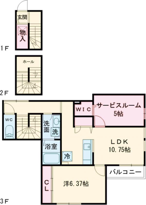 オークキヨカワの間取り