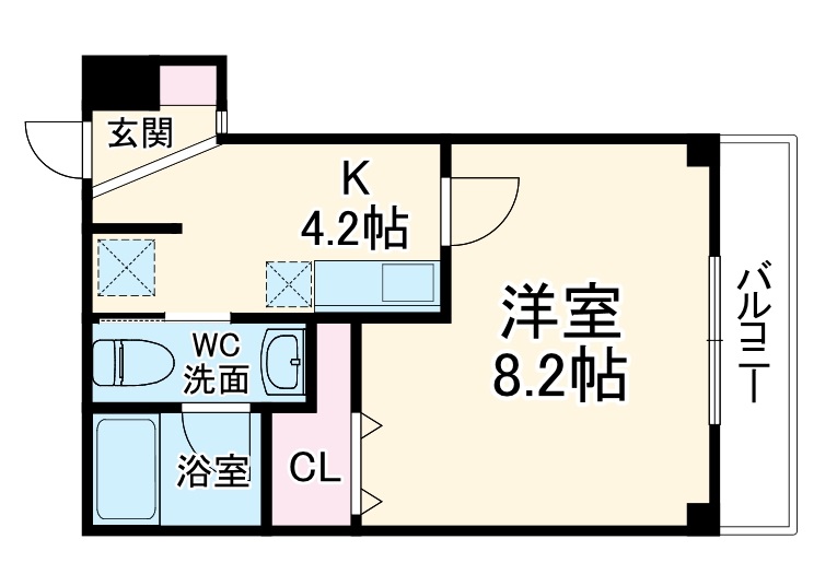 A-One Court OWADAの間取り
