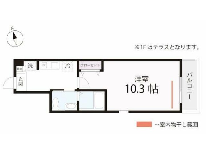 QUIET CRAB HOUSE 花月(仮)の間取り