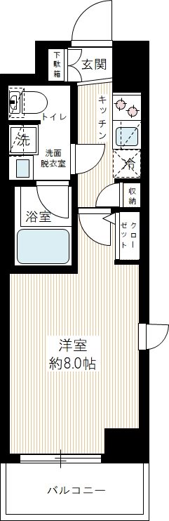 MAXIV上板橋AZの間取り