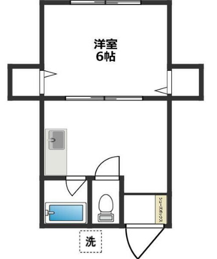 あすなろ荘の間取り