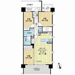 ヴィークコート本山鏡池通の間取り