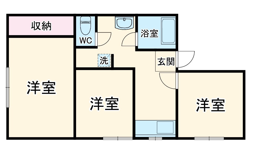 2/2 間取
