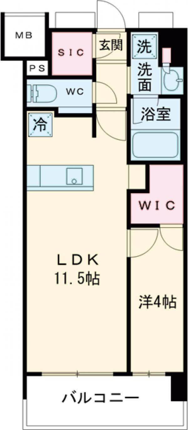 パレステージ杉並松庵の間取り