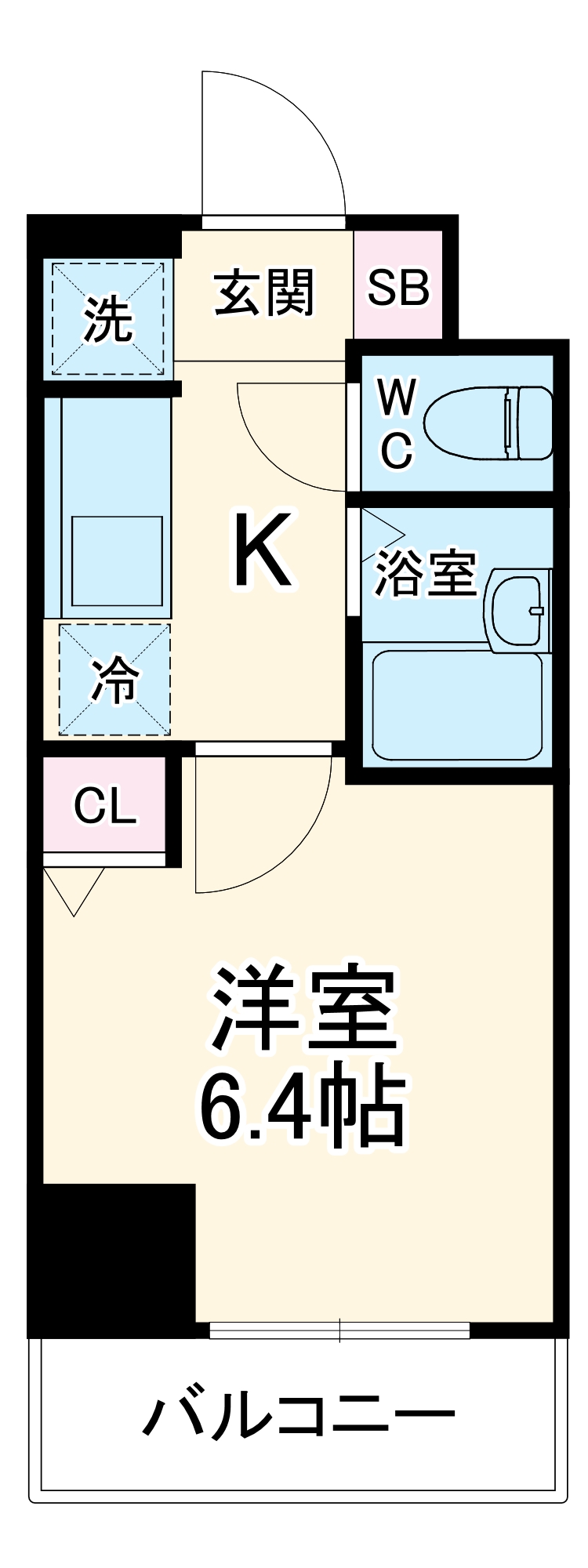 ドゥーエ浦安Ⅱの間取り