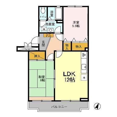 サンルミエールの間取り