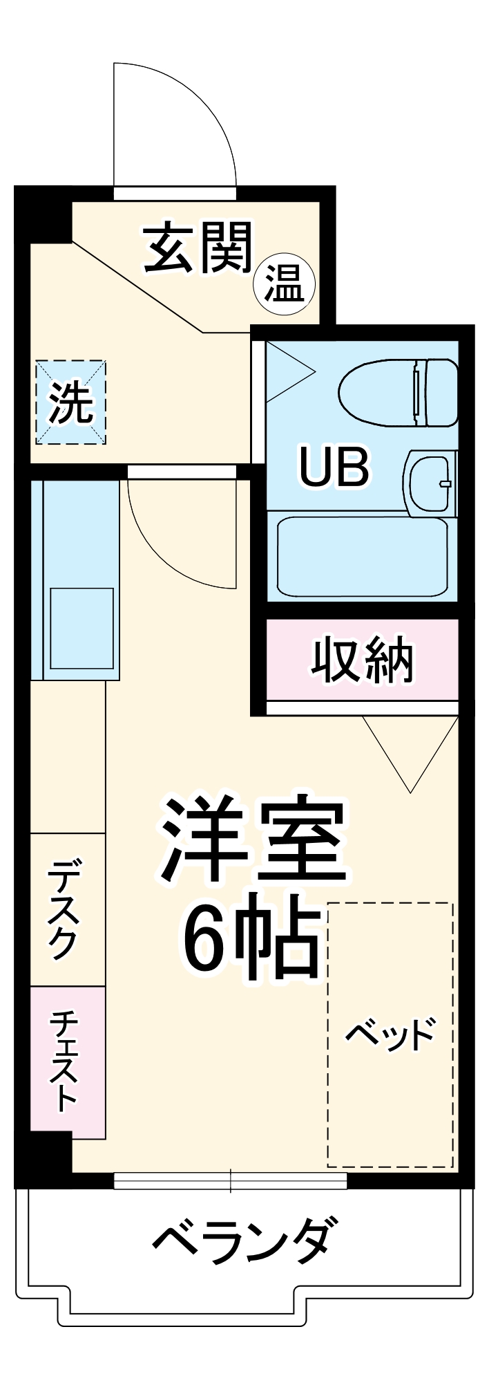 アドーレ湘南の間取り