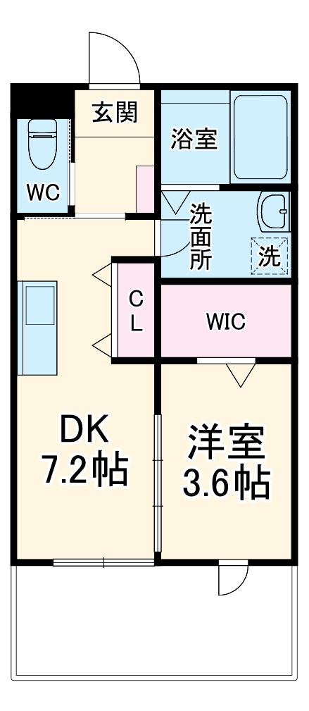 ビューノ・クレールの間取り