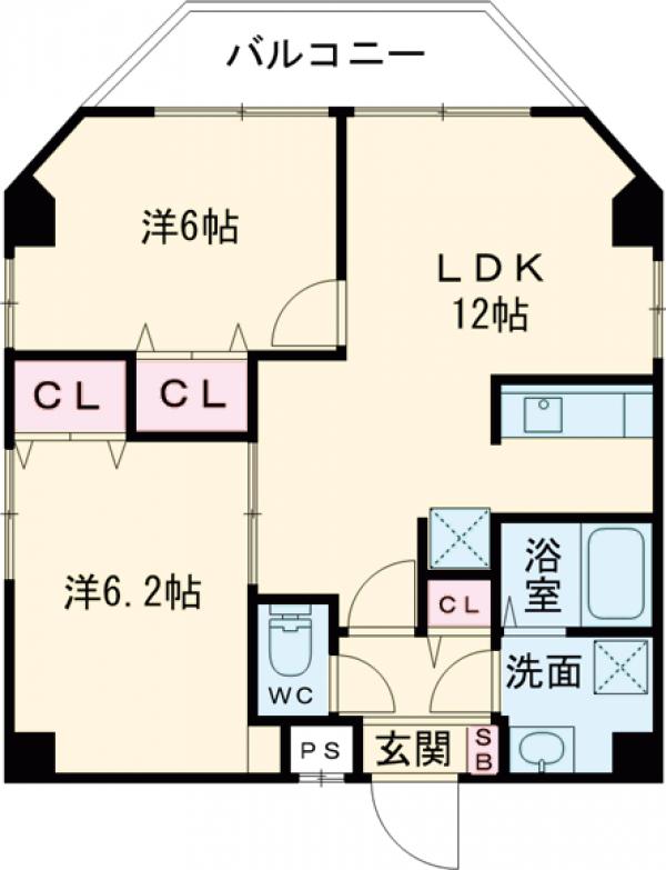 緑の完工年月(2026年7月)築の賃貸マンションの間取り