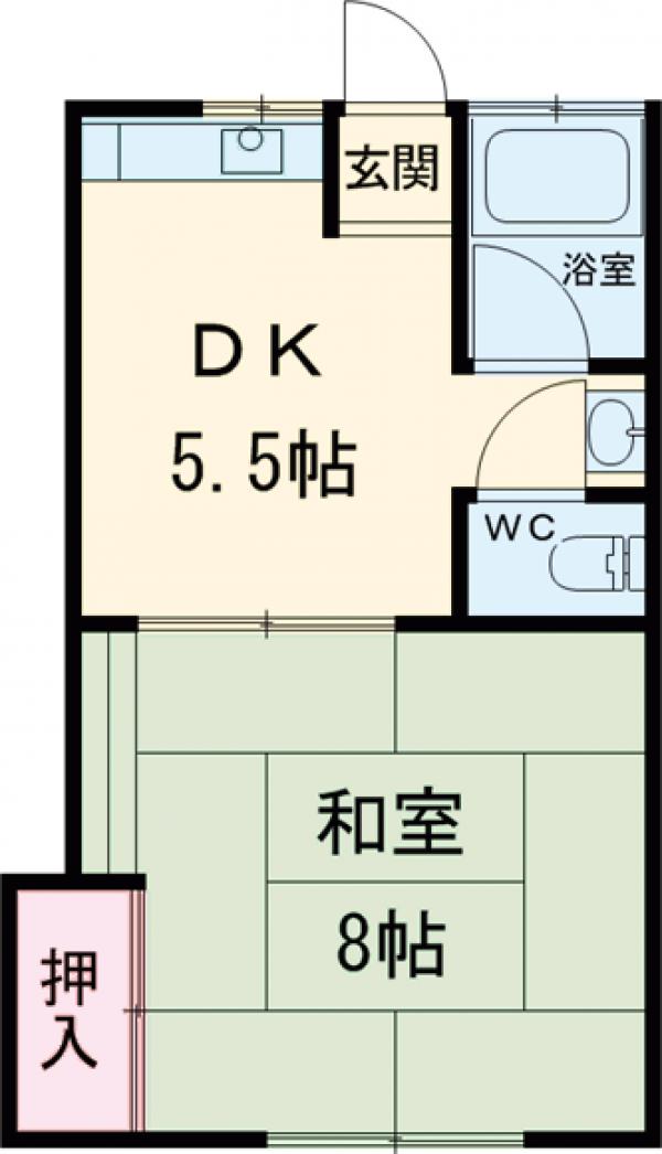 みずき荘の間取り