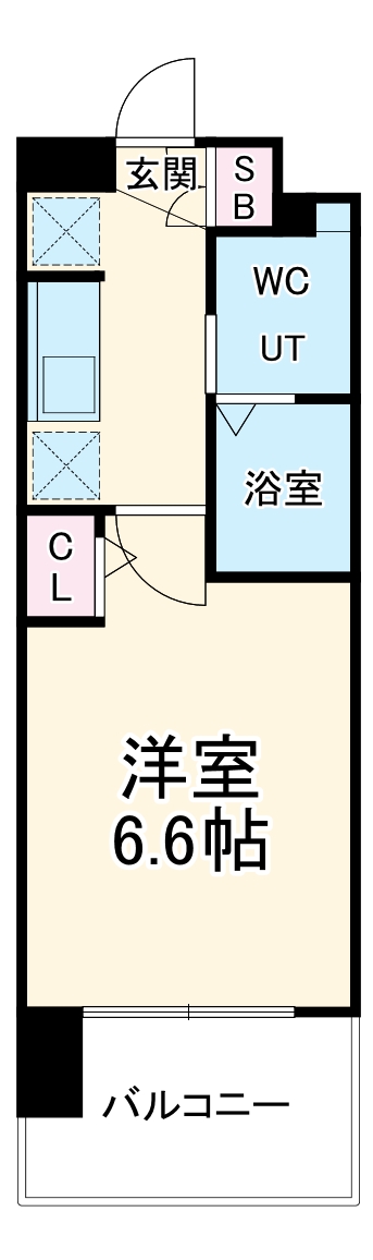 エステムコート梅田・天神橋Ⅱグラシオの間取り