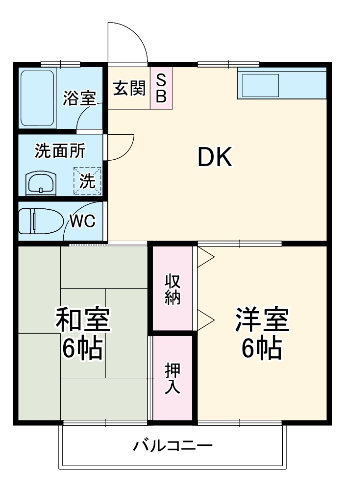 ファミリーハイツの間取り