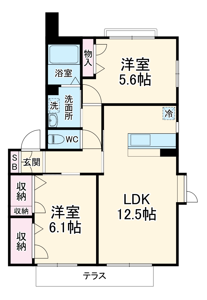 ハーベスト鵠沼の間取り