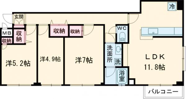 リオマンションの間取り