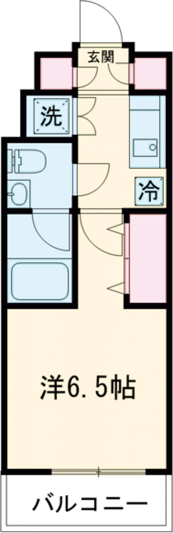 プレール・ドゥーク西新宿Ⅱの間取り