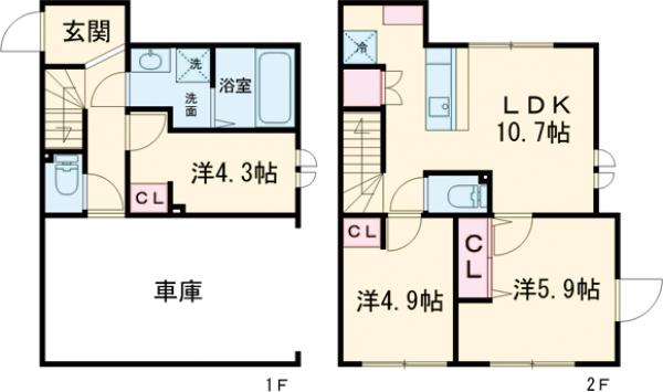 フォルモントの間取り