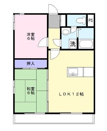 メゾンドール神谷の間取り