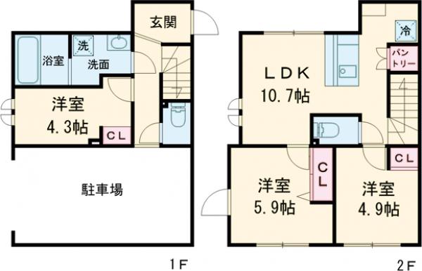 フォルモントの間取り