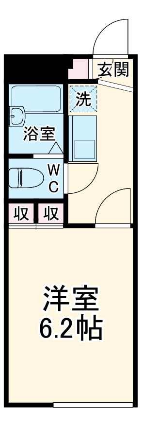 レオパレスクランベリーの間取り