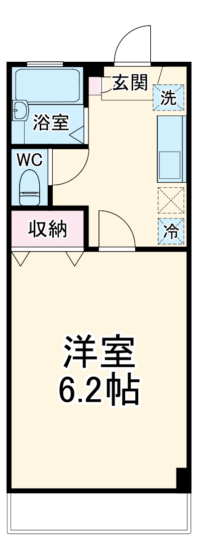 パレスミユキ11番館の間取り