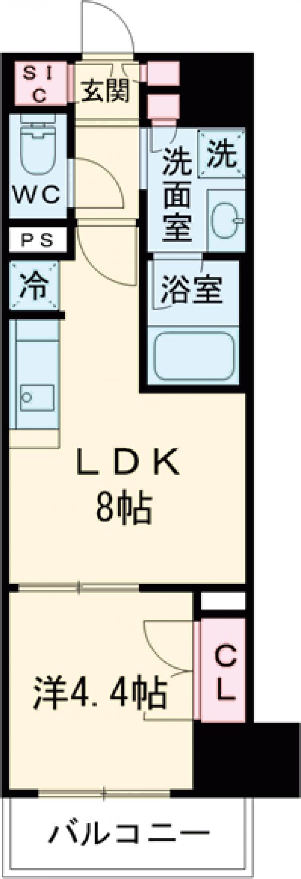 アーバネックス住吉の間取り