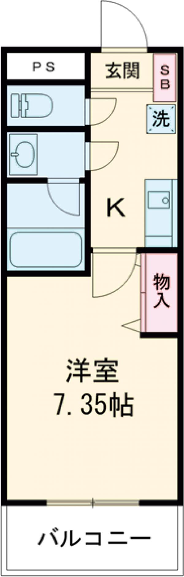 エミール程久保の間取り