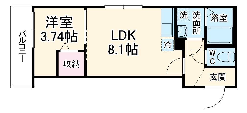 Ajour新松戸02の間取り