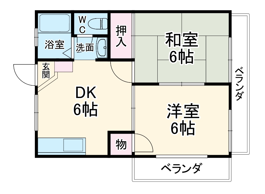 メープルハイツの間取り