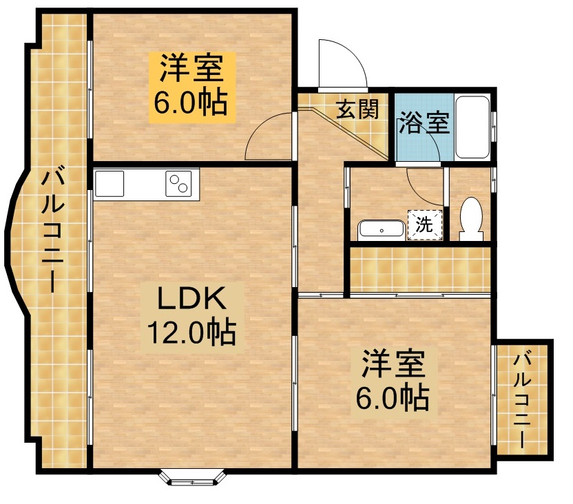 メゾンポワールの間取り