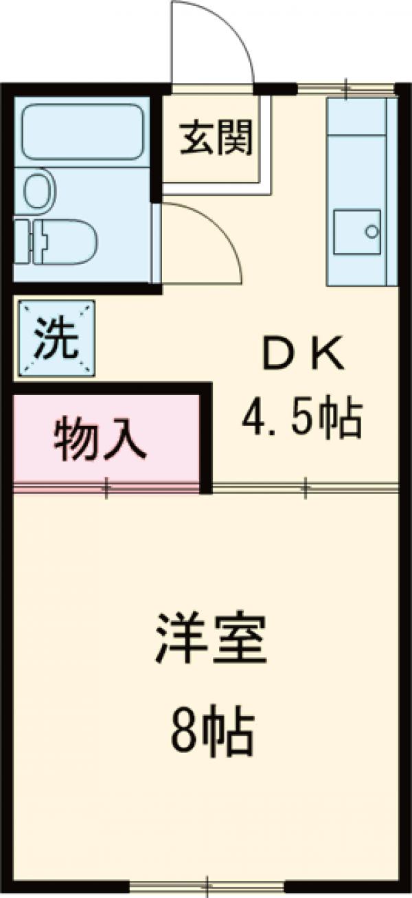 ハイツ栗崎の間取り