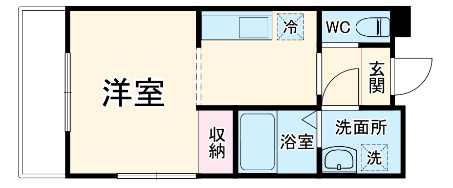 ルナコート南港中の間取り