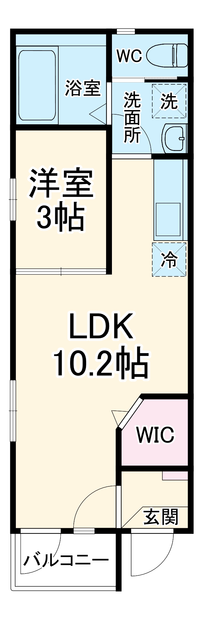 トレスコーマ7thの間取り