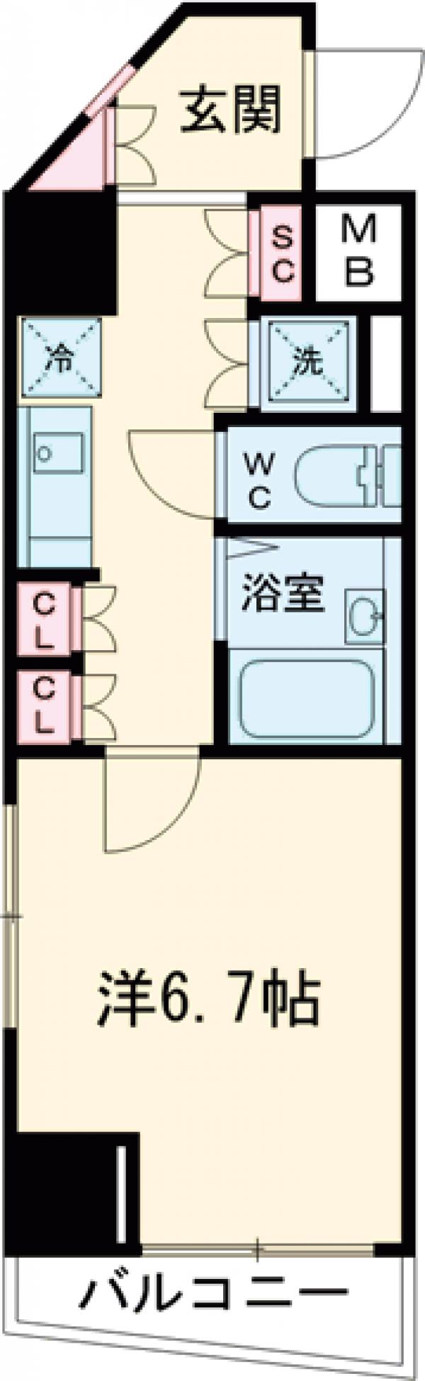 プレール・ドゥーク練馬NORTHCITYLAの間取り
