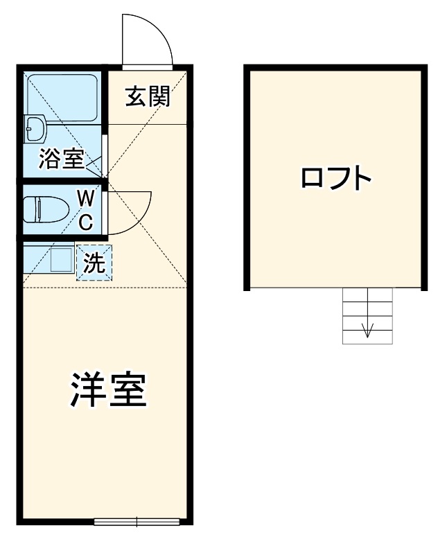 シェルブール小田の間取り