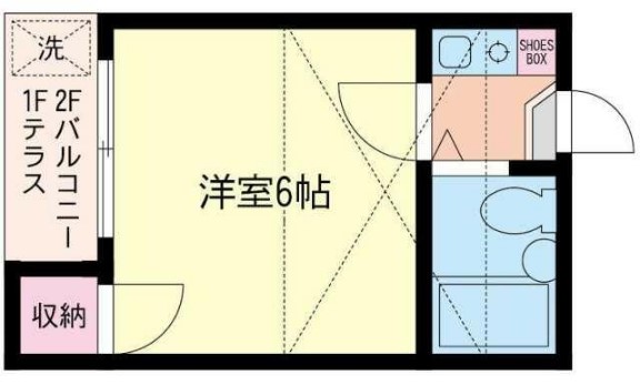 レオパレス21鶴見第8の間取り