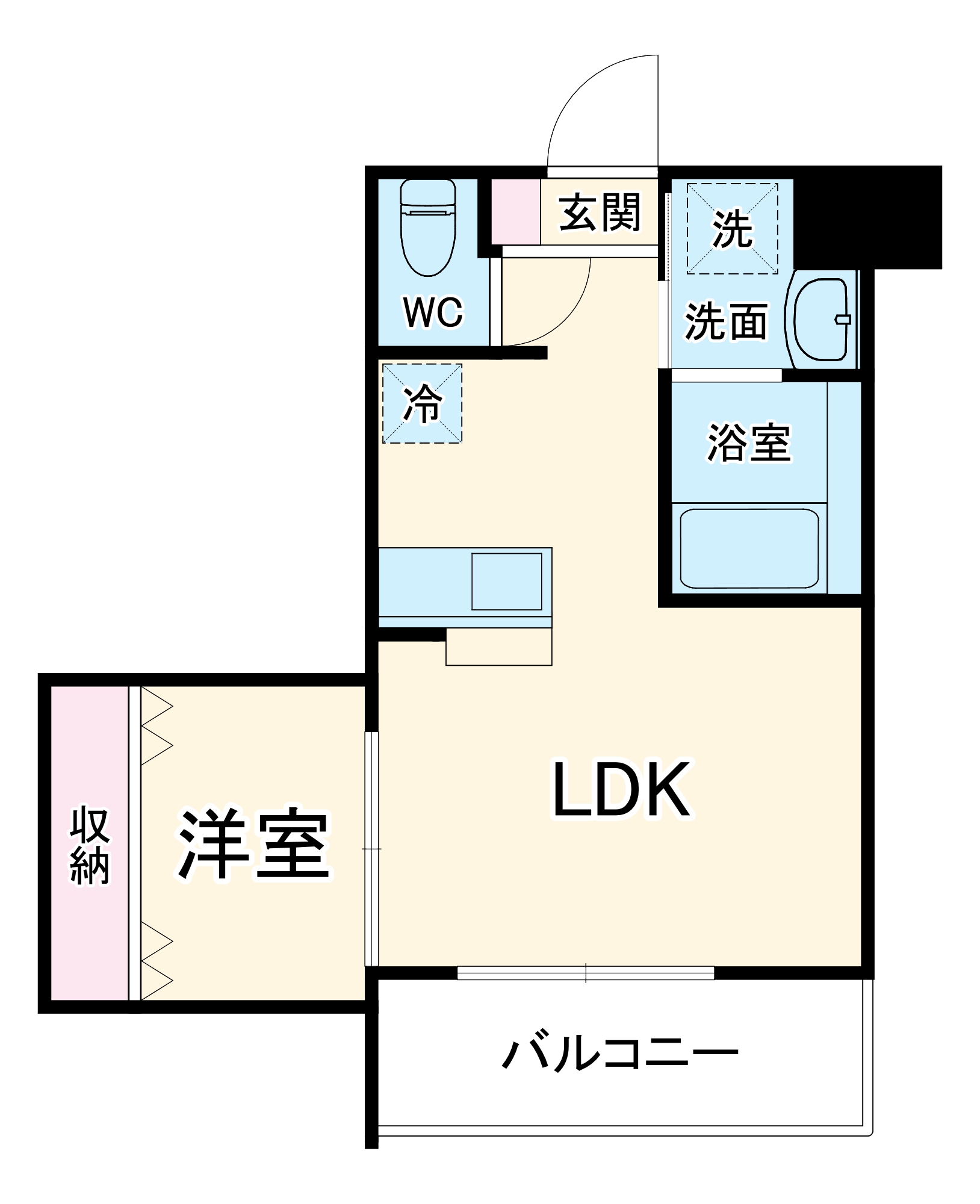 リアコート千里丘2NORTHの間取り
