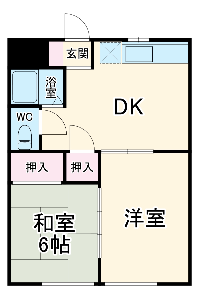 クレストパレス参番館の間取り