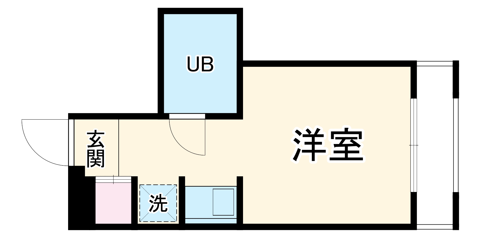 能見台マンションの間取り