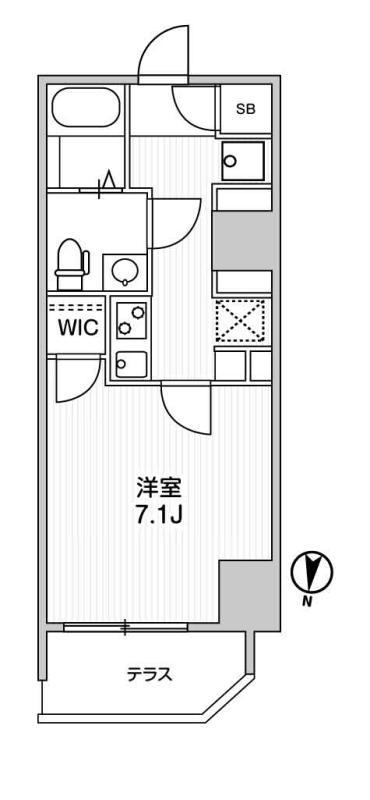 ＴＡＳＵＫＩ　ＲＩＣＨＥＳＳＥ　新宿山吹町の間取り