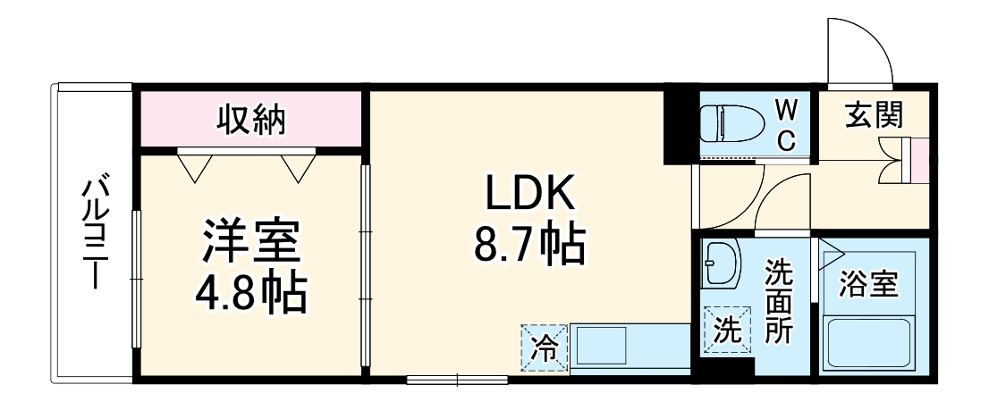 アミークスの間取り