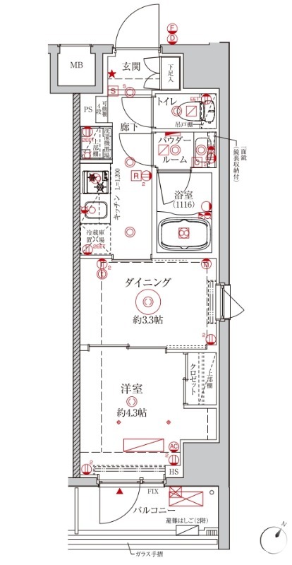 1/11 間取