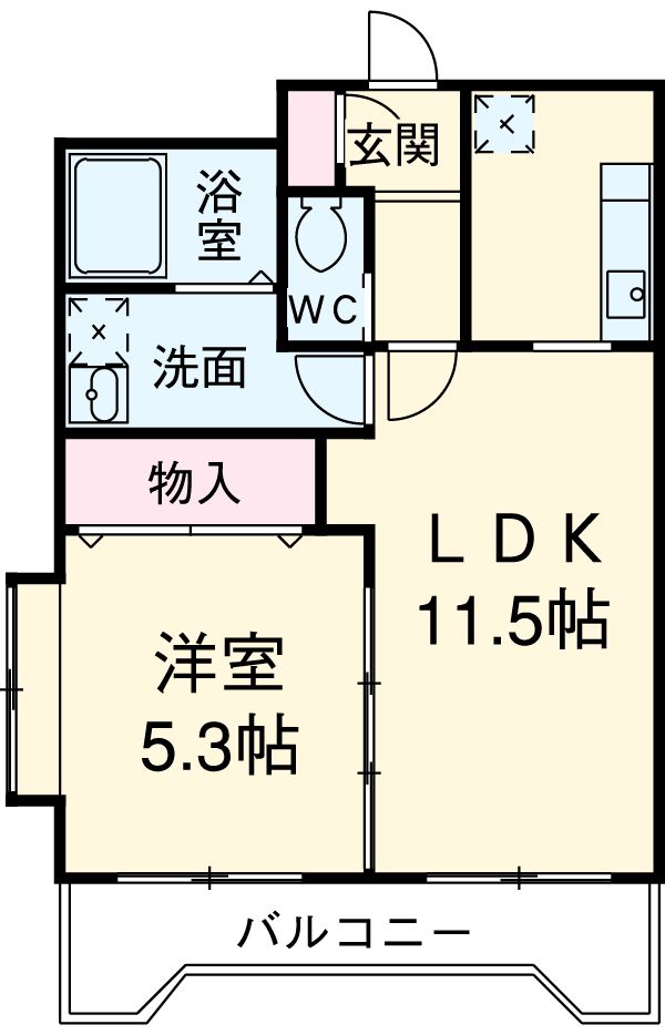 PROMENADE彩の間取り