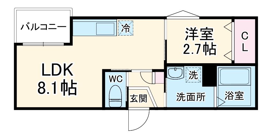 REGALEST志賀本通5の間取り